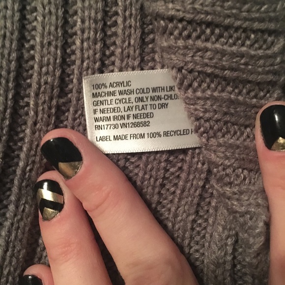 Gray Cardigan! Medium! - Picture 7 of 8